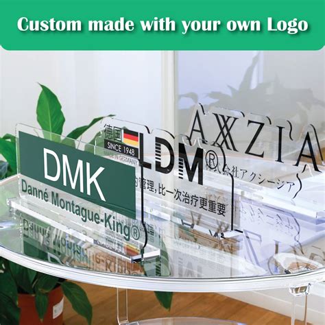 Custom Made Acrylic Sign Signboard Akrilik Meja Table Stand Signage