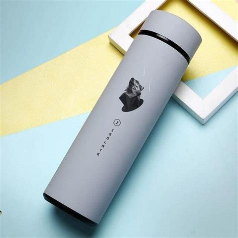 Gourde Bidon Bear Bouteille Thermos De Ml En Acier Inoxydable