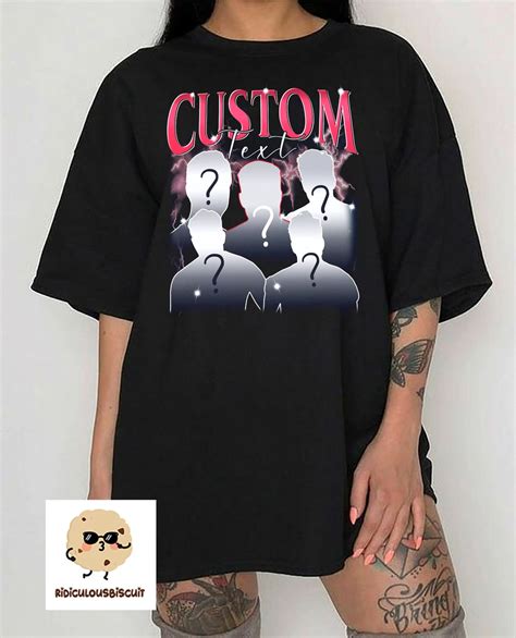 Customize Your Own Bootleg T Shirts Custom Photos Retro Etsy