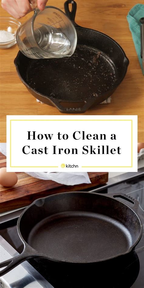 How To Clean A Cast Iron Skillet Recipe Cast Iron Cleaning