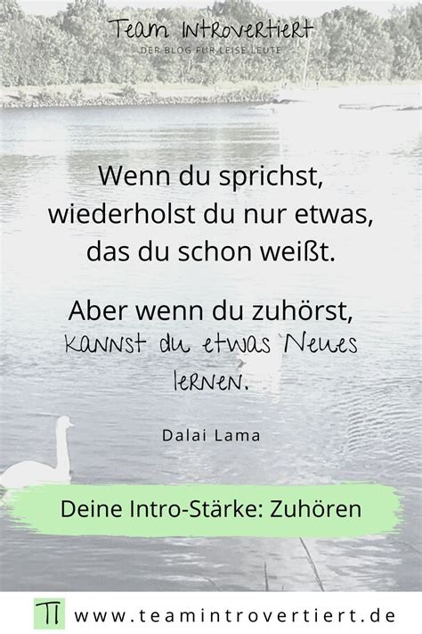 Deine Intro St Rke Richtig Zuh Ren Introvertierte Zitate Zitate