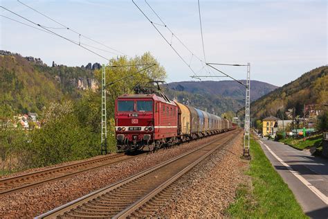 180 011 9 mit Güterzug in Krippen Sascha Duwe Flickr