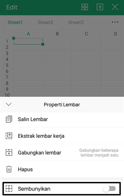 Cara Menyembunyikan Sheet Excel