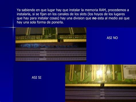 Como Instalar Una Memoria Ram PPT