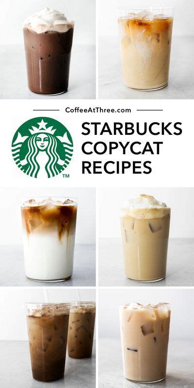 10 Easy Starbucks Inspired Coffee Drinks You Can Make At Home Artofit