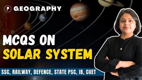 MCQs On Solar System Solar System Important Questions Geography By