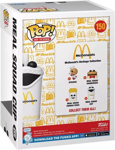 Funko Vinyl Pop Ad Icons Mcdonalds Meal Squad Cup