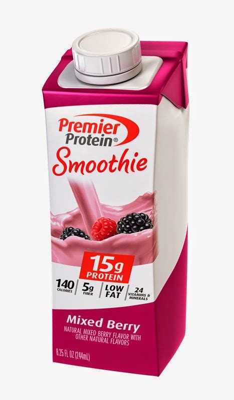 Premier Protein Mixed Berry Smoothie The Nutritionist Reviews