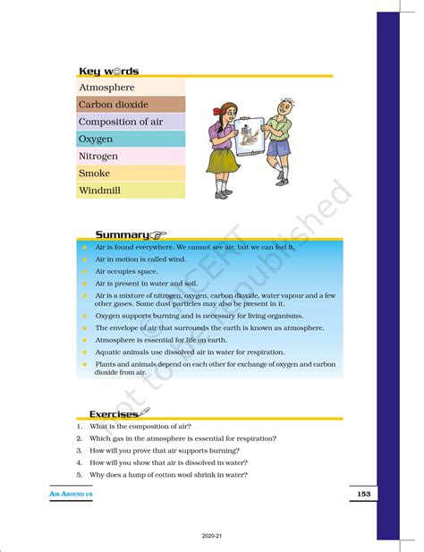 Air Around Us NCERT Book Of Class 6 Science