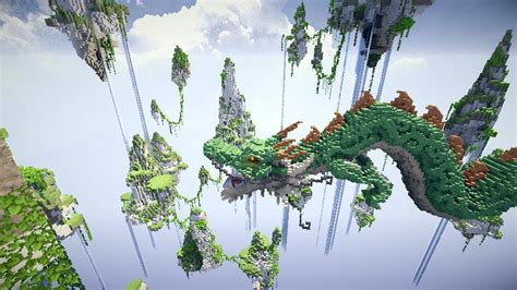 Japanese Style Dragon Minecraft Map