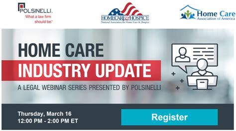 Register For Tomorrows Home Care Industry Update With Hcaoa