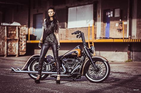 Motorcycles Girls And Motorcycles Custom Motorcycle Harley Davidson