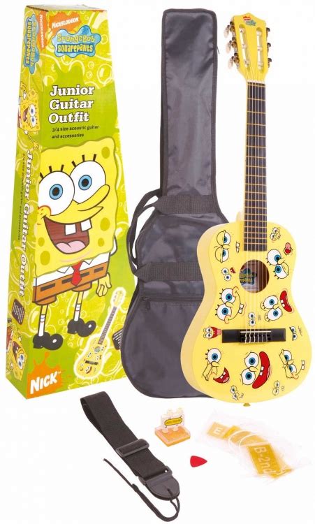 Spongebob Junior Konzertgitarre Mit Zubeh R Sicher Und G Nstig