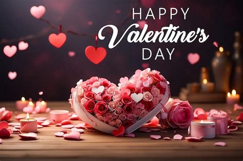 Premium Vector Vector Beautiful Happy Valentines Day Background