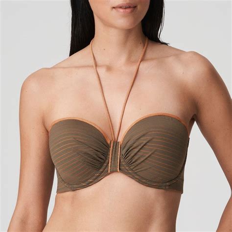 Prima Donna Swim Marquesas Strapless F G Paradise Green Lotus Lingerie