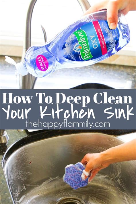 How To Deep Clean Your Kitchen Sink