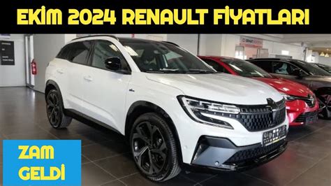 EKİM 2024 RENAULT FİYATLARI AÇIKLANDI RENAULT AUSTRAL FİYAT VE KISA