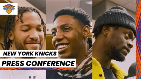 Julius Randle Jalen Brunson Rj Barrett Ny Knicks Media