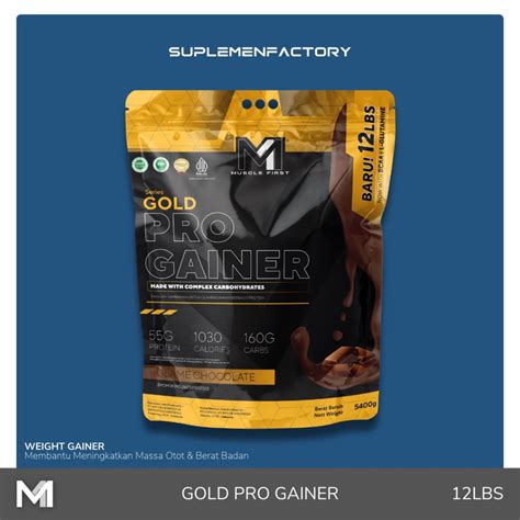 Jual Muscle First Pro Gainer Lbs Mass Weight M Gold Pro Gainer