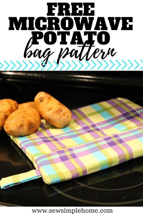 Three Small Potatoes Sitting On Top Of A Blue And Yellow Towel Next To