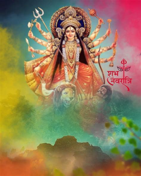 🔥happy Durga Pooja Cb Background For Photo Editing Free Pngbackground