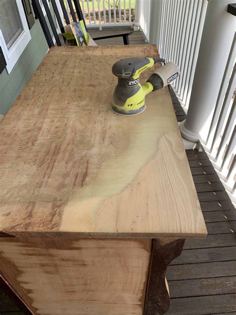 How To Refinish A Table Top Veneer Elcho Table