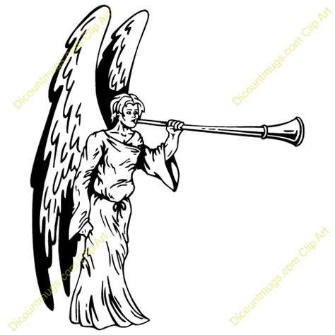 Angel trumpet clipart - Clipground