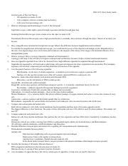 Biology Study Guide For Unit Docx Bio Unit Study Guide