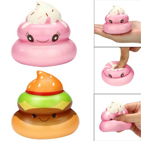 Squishies Kawaii Yummy Food Poo Slow Rising Squeeze Cream Scented