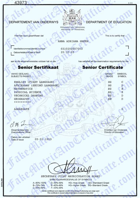 Store - Fake Matric and Certificate