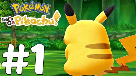 Pokemon Lets Go Pikachu Gameplay Walkthrough Part 1 E3 2018 Demo