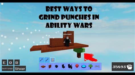 The Best Ways To Grind Punches In Ability Wars Youtube