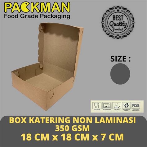 Jual Box Katering Kraft R Dus Nasi X Kotak Makanan Cake Tebal