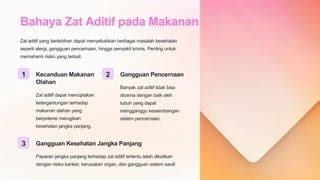 Zat Aditif Pada Makanan Pptx