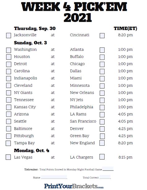 Week 4 Nfl Expert Picks 2024