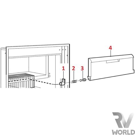 Dometic Freezer Door Parts Shop Rv World Nz