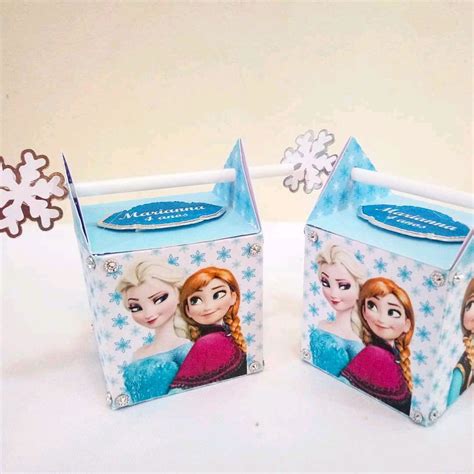 Lembrancinha Frozen Caixa Com Canudo Elo7 Produtos Especiais