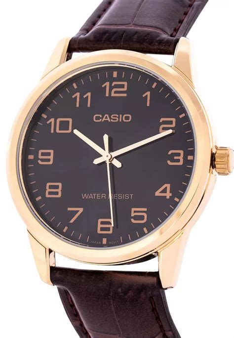 Buy Casio Analog Watch Mtp V Gl B Online Zalora Philippines