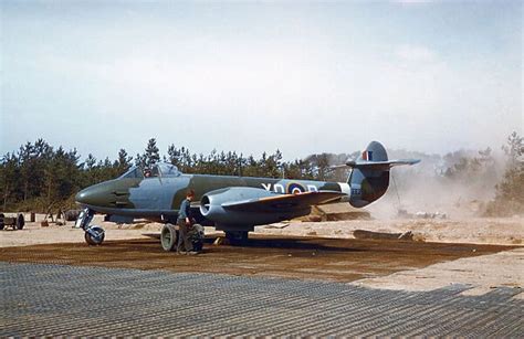 Gloster Meteor Iii Of 616 Squadron Raf Germany April 1945