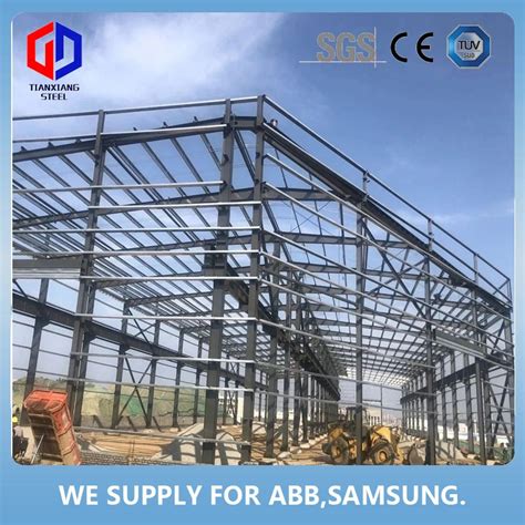 Prefabricated Large Span Steel Structure Metal Building Industrial Hall