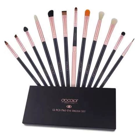 Set de 12 brochas Docolor DC1201 rose gold Envío gratis