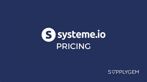 Systeme Io Pricing How Much Does It Cost