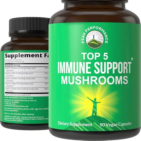 Top 5 Organic Usa Grown Immune System Mushroom Capsules With Reishi