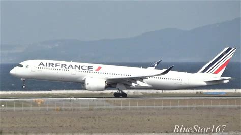 Air France Airbus A F Htyr Landing At Kix Rjbb Osaka Kansai