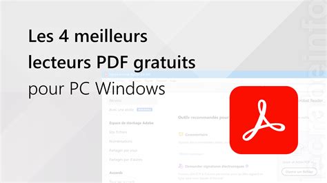 Les Meilleurs Lecteurs Pdf Gratuits Pour Pc Windows Le Crabe Info