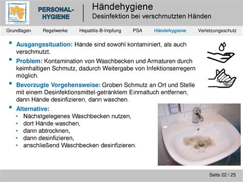 Pers Nliche Schutzausr Stung H Ndehygiene Verletzungsschutz Ppt