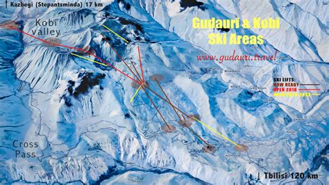 Gudauri and Kobi Ski Lifts scheme (Georgia) - Best Apartments and Hotels in Gudauri ski resort ...