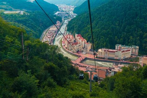 Top View Of Krasnaya Polyana Sochi Russia Stock Photo Image Of