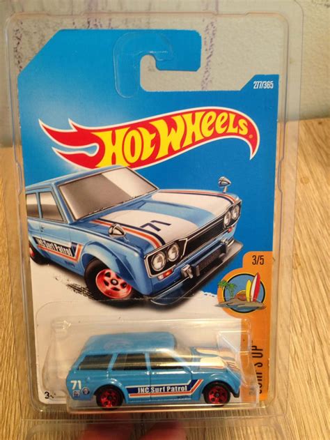 Hot Wheels Langka Datsun Bluebird Wagon Biru