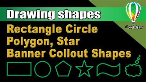 Shape Drawing In Corel Draw 14 Rectangle Ellipse Polygon Star